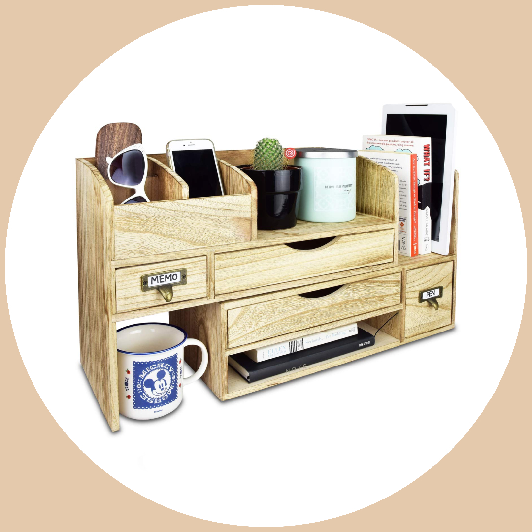 Wooden Desktop Organiser In Ulhasnagar